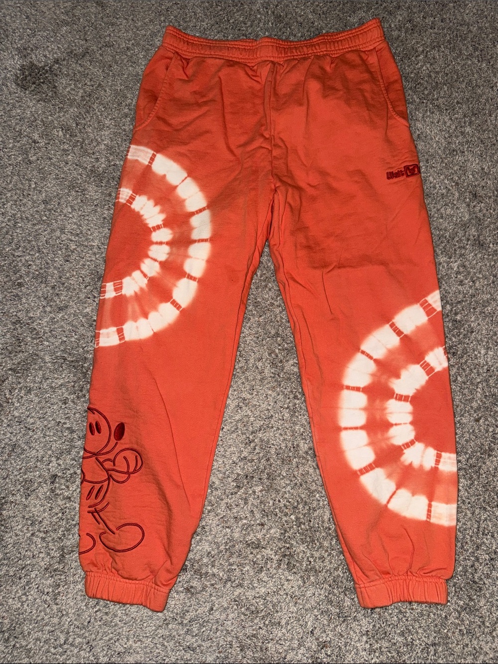 Mickey Mouse Mousewear Tie-Dye Genuine Disney World Sweatpants